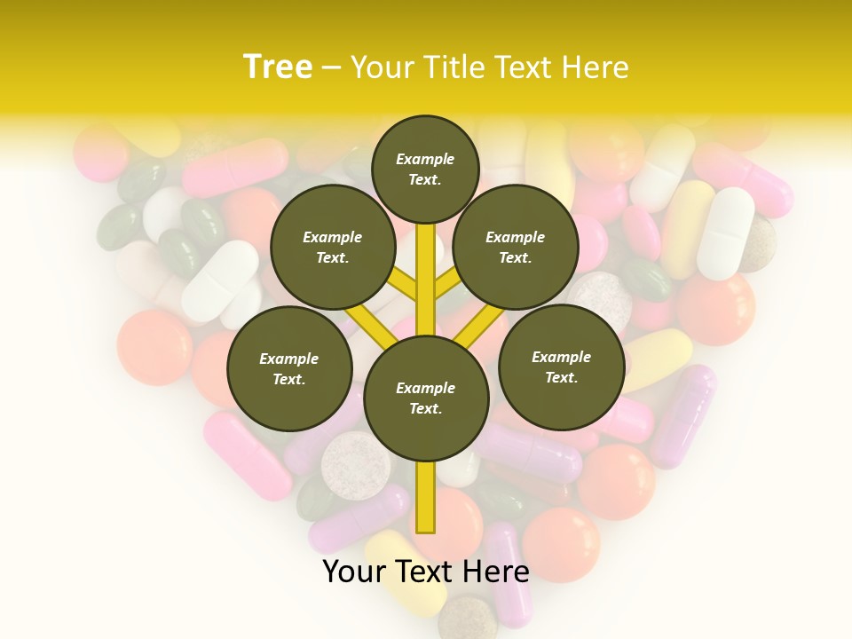 Pills Isolated Pharmaceuticals PowerPoint Template