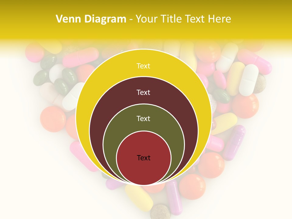 Pills Isolated Pharmaceuticals PowerPoint Template