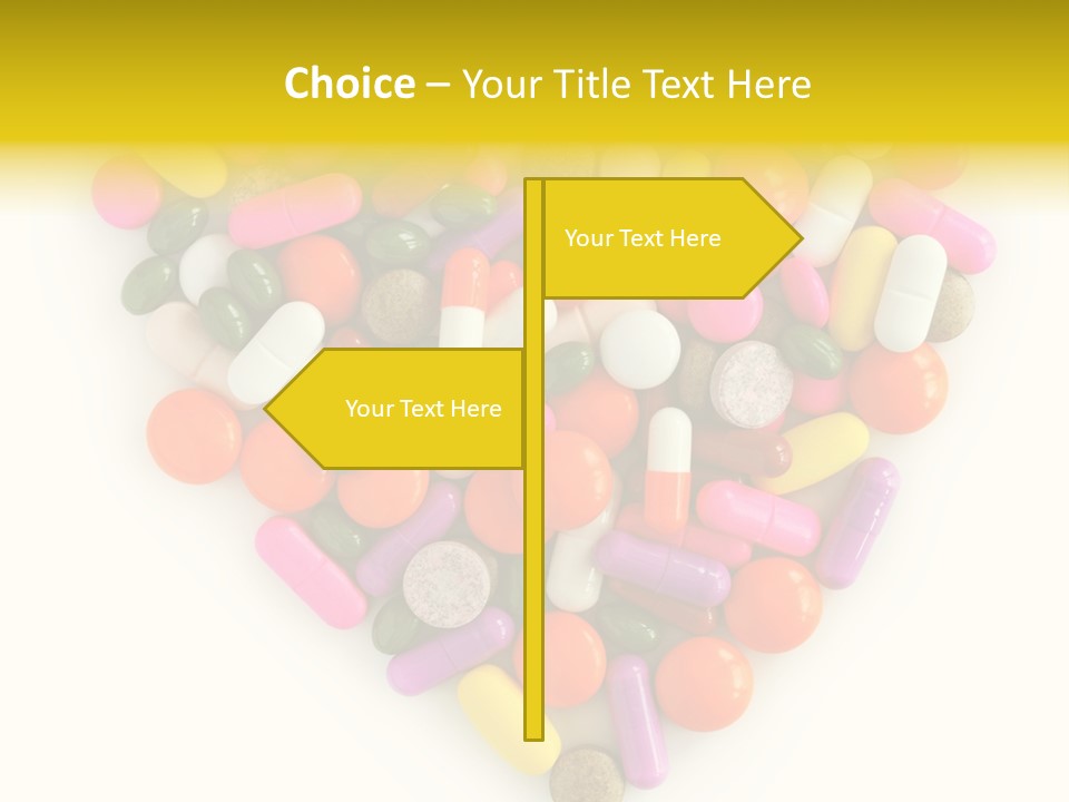 Pills Isolated Pharmaceuticals PowerPoint Template