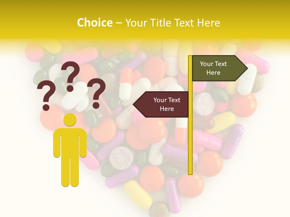 Pills Isolated Pharmaceuticals PowerPoint Template