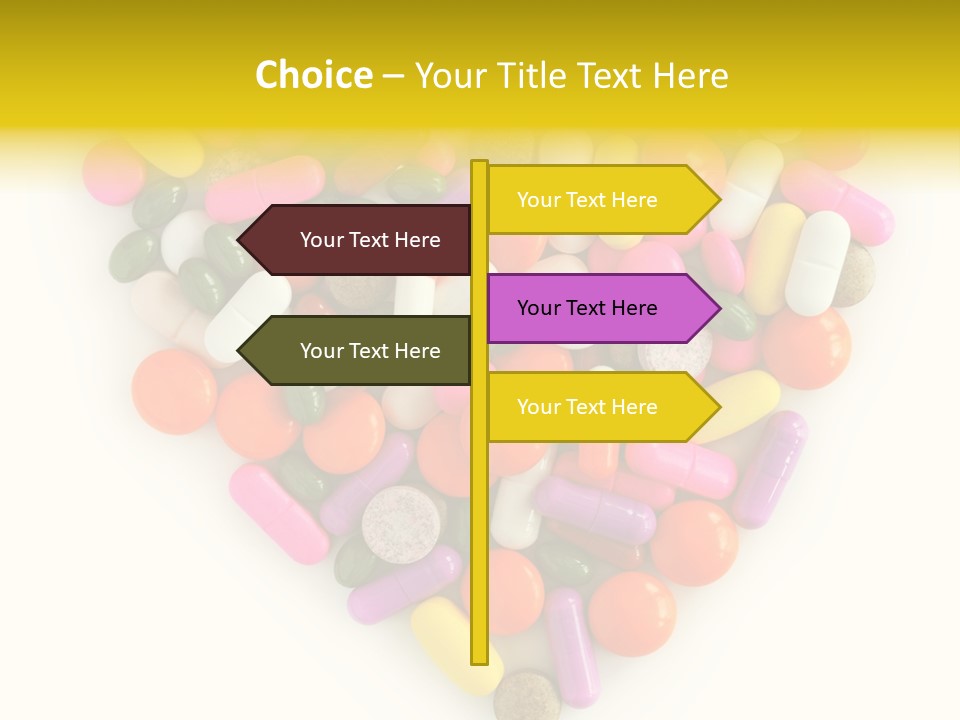 Pills Isolated Pharmaceuticals PowerPoint Template