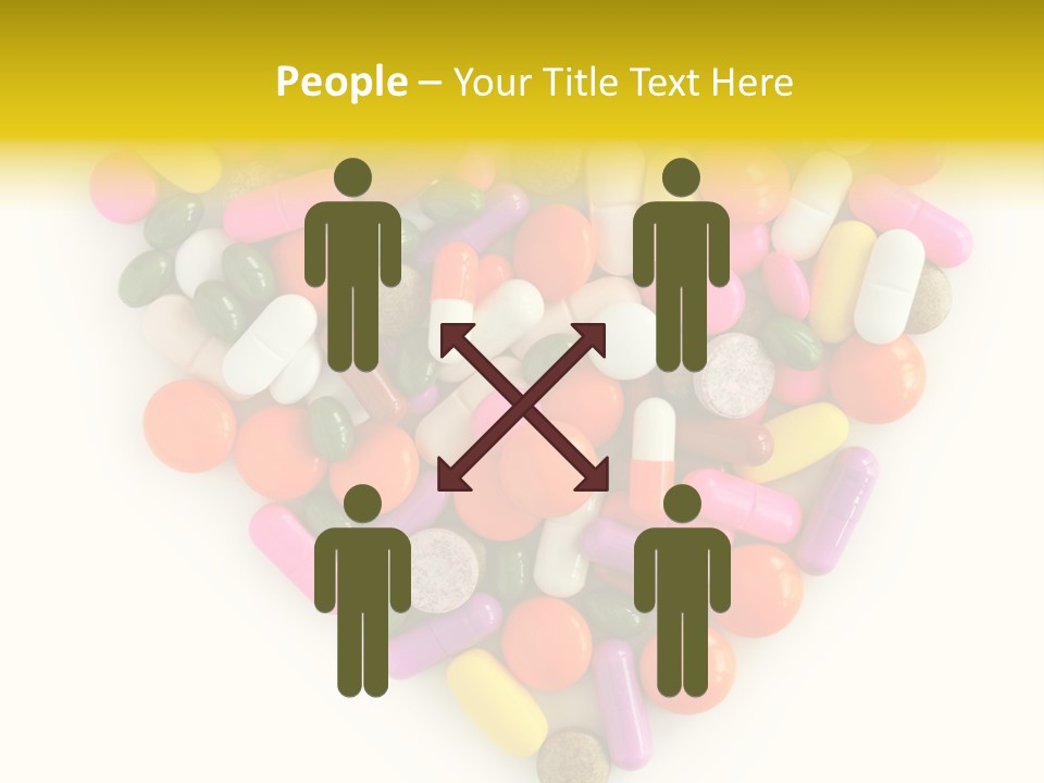 Pills Isolated Pharmaceuticals PowerPoint Template