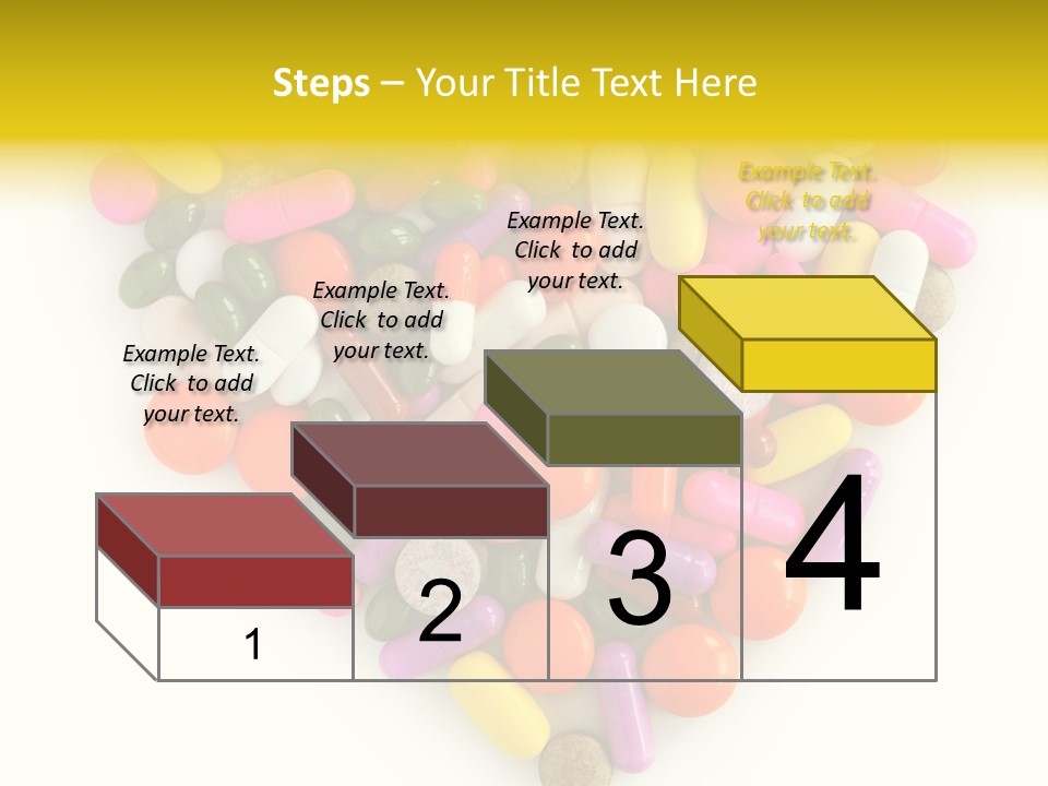 Pills Isolated Pharmaceuticals PowerPoint Template