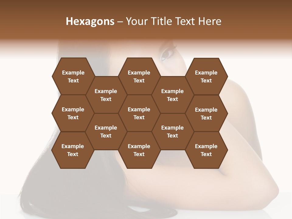 Woman Fashion Caucasian PowerPoint Template