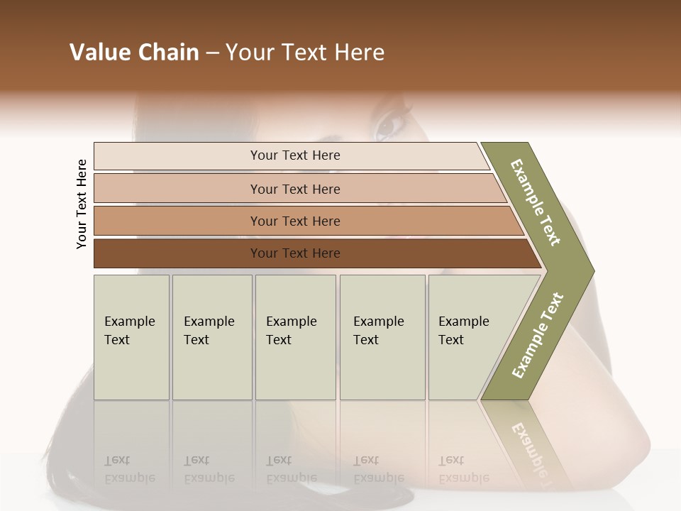 Woman Fashion Caucasian PowerPoint Template