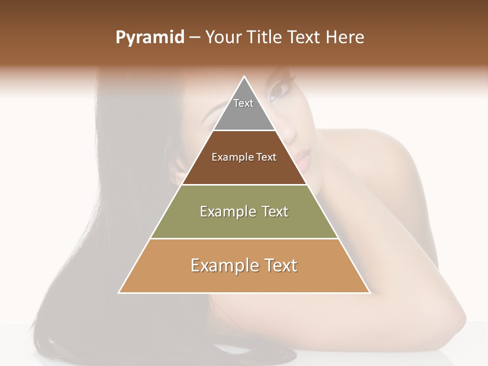 Woman Fashion Caucasian PowerPoint Template