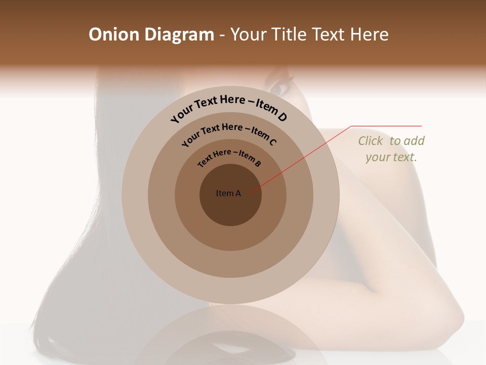 Woman Fashion Caucasian PowerPoint Template