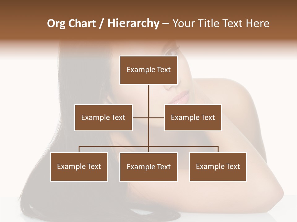 Woman Fashion Caucasian PowerPoint Template