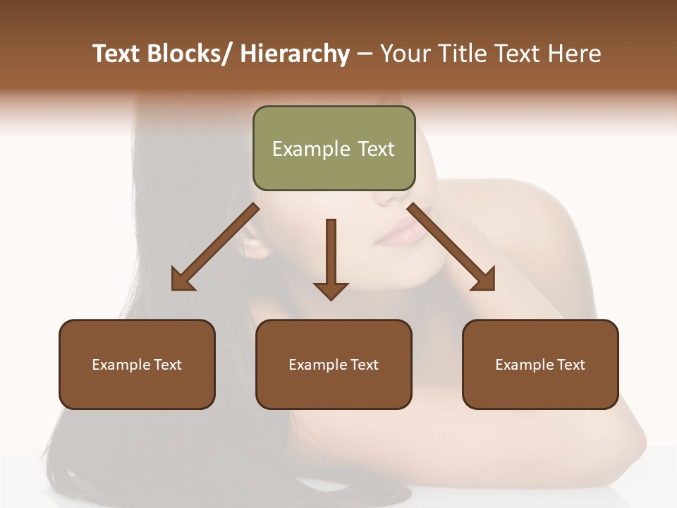 Woman Fashion Caucasian PowerPoint Template