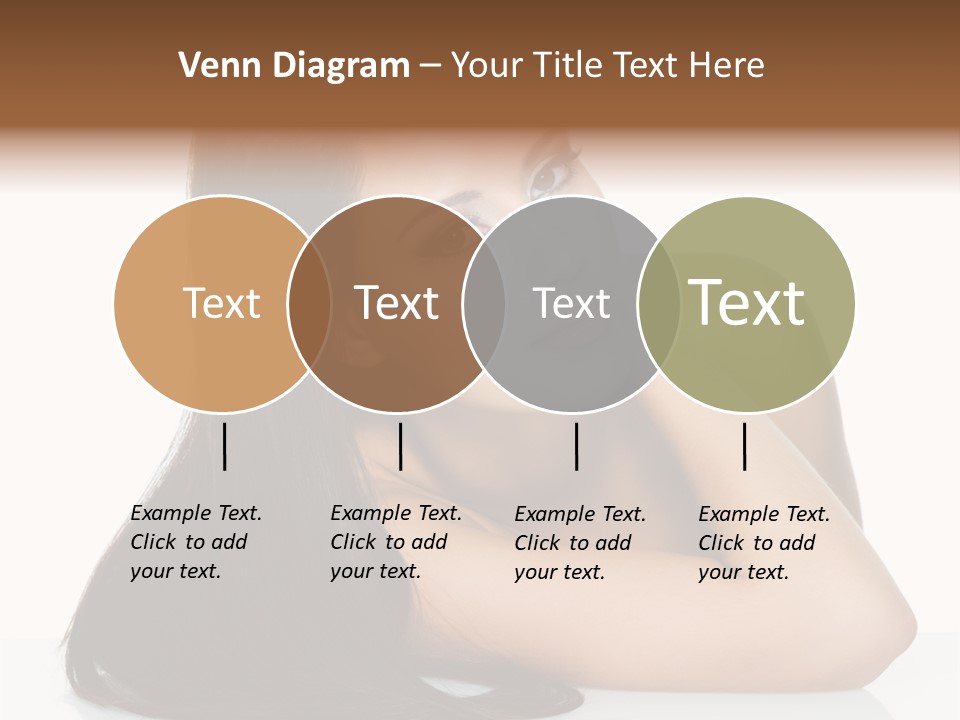 Woman Fashion Caucasian PowerPoint Template