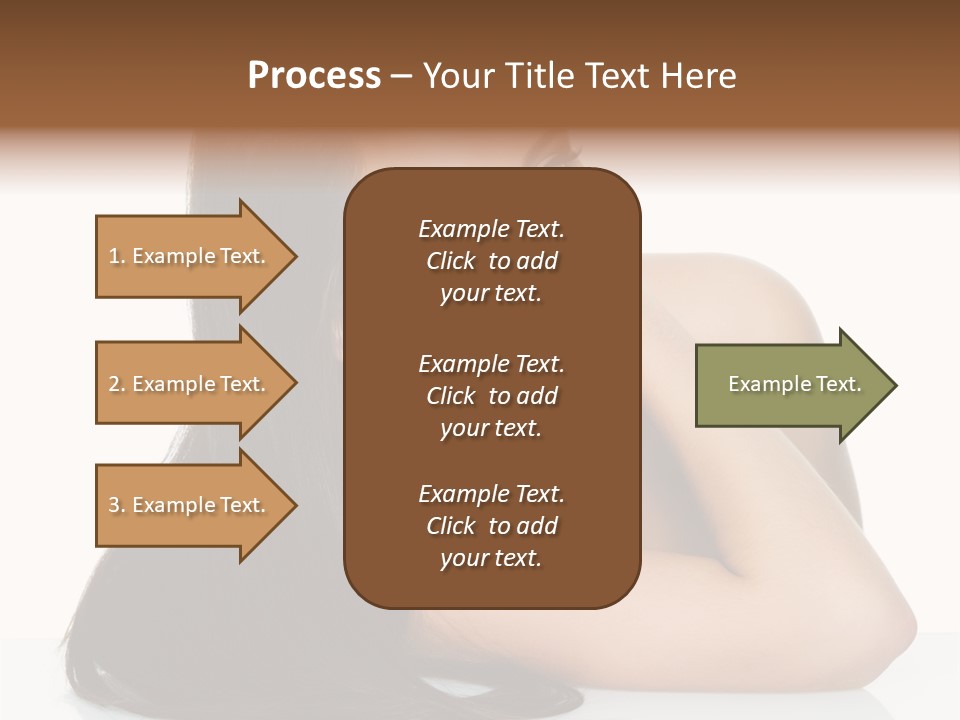 Woman Fashion Caucasian PowerPoint Template