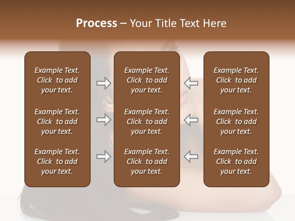 Woman Fashion Caucasian PowerPoint Template