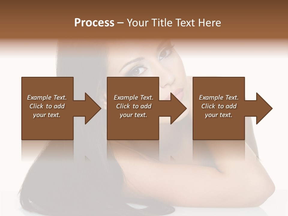 Woman Fashion Caucasian PowerPoint Template