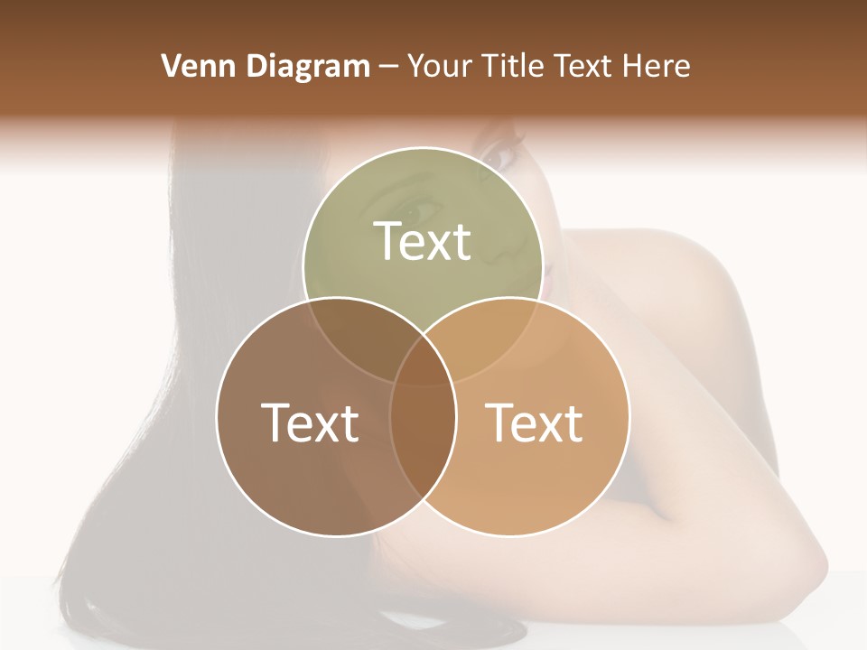 Woman Fashion Caucasian PowerPoint Template