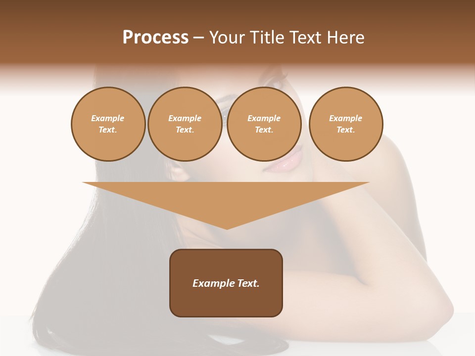 Woman Fashion Caucasian PowerPoint Template