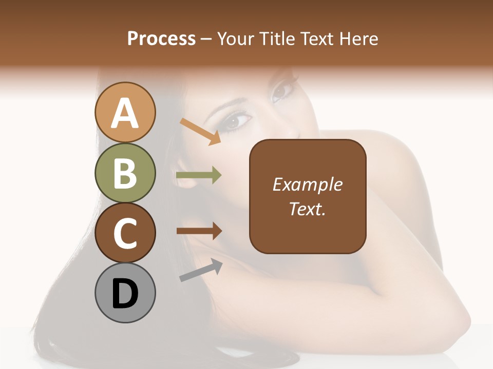 Woman Fashion Caucasian PowerPoint Template