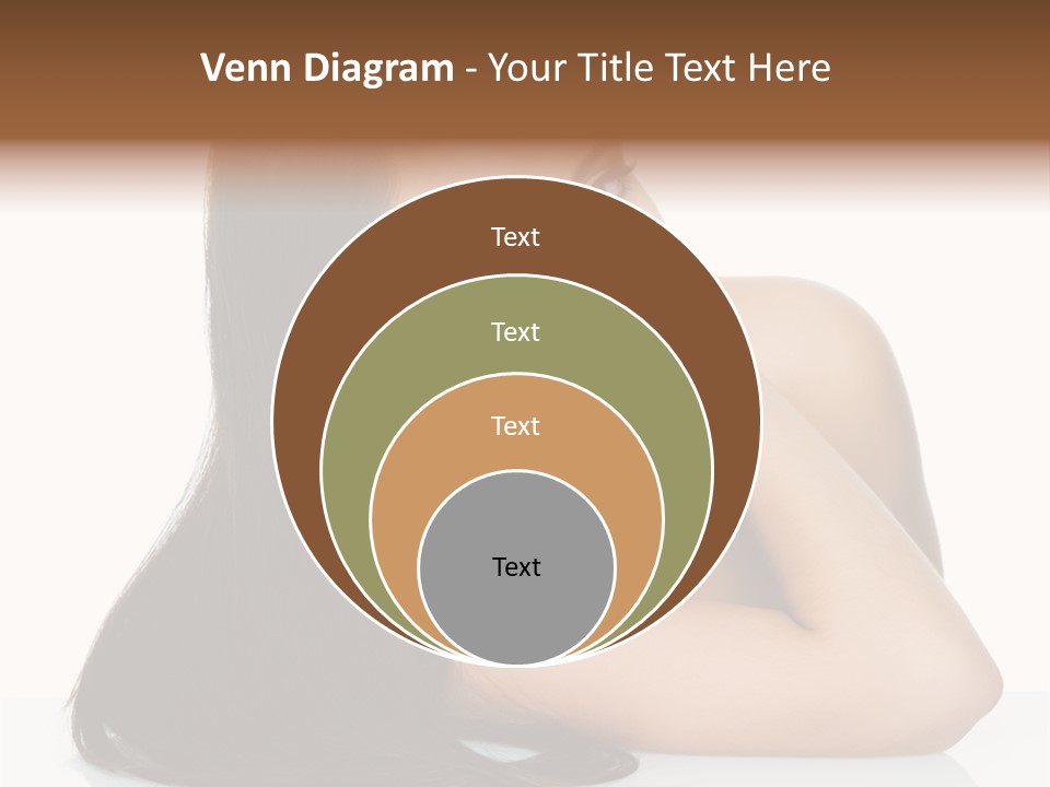 Woman Fashion Caucasian PowerPoint Template