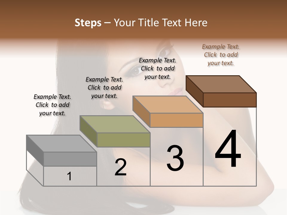 Woman Fashion Caucasian PowerPoint Template