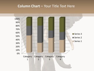 Elephant Trunk Cutout PowerPoint Template