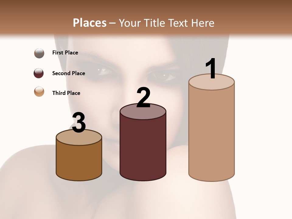 Beautiful Brown Head PowerPoint Template