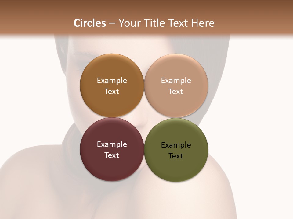 Beautiful Brown Head PowerPoint Template