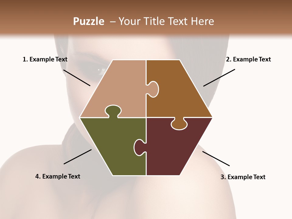 Beautiful Brown Head PowerPoint Template
