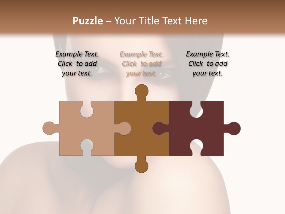 Beautiful Brown Head PowerPoint Template