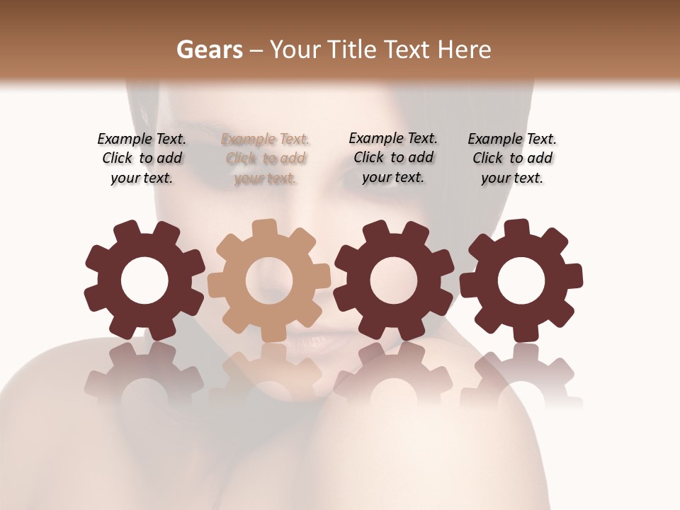 Beautiful Brown Head PowerPoint Template