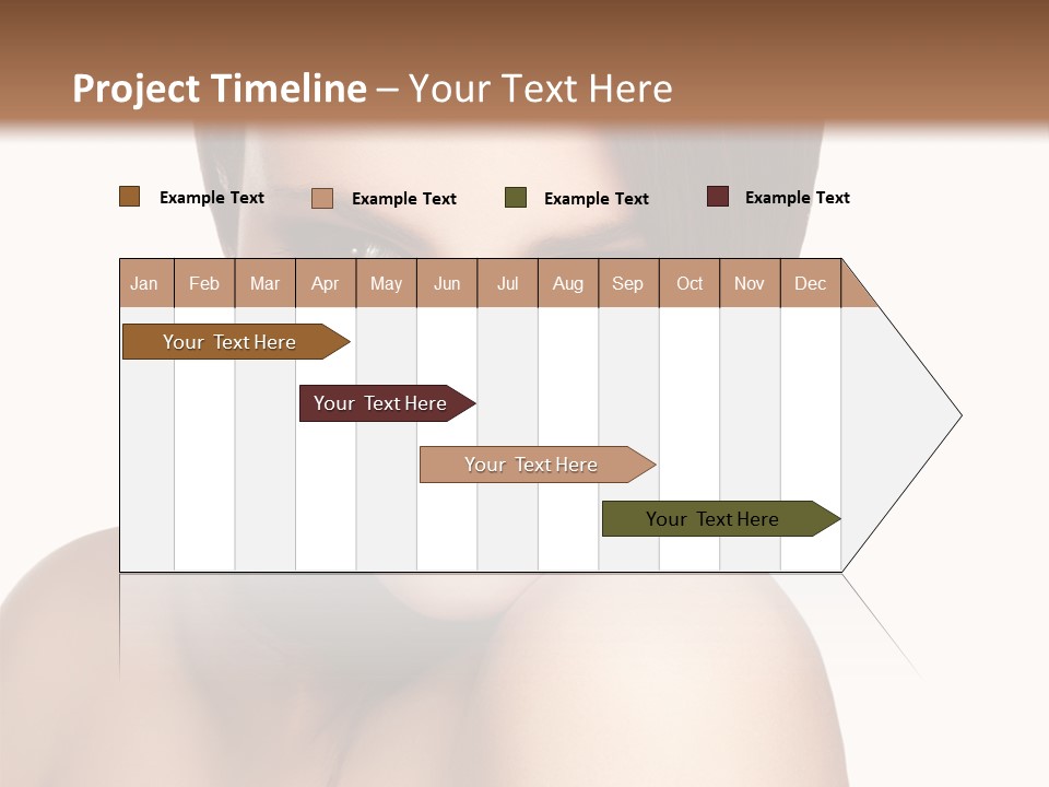 Beautiful Brown Head PowerPoint Template