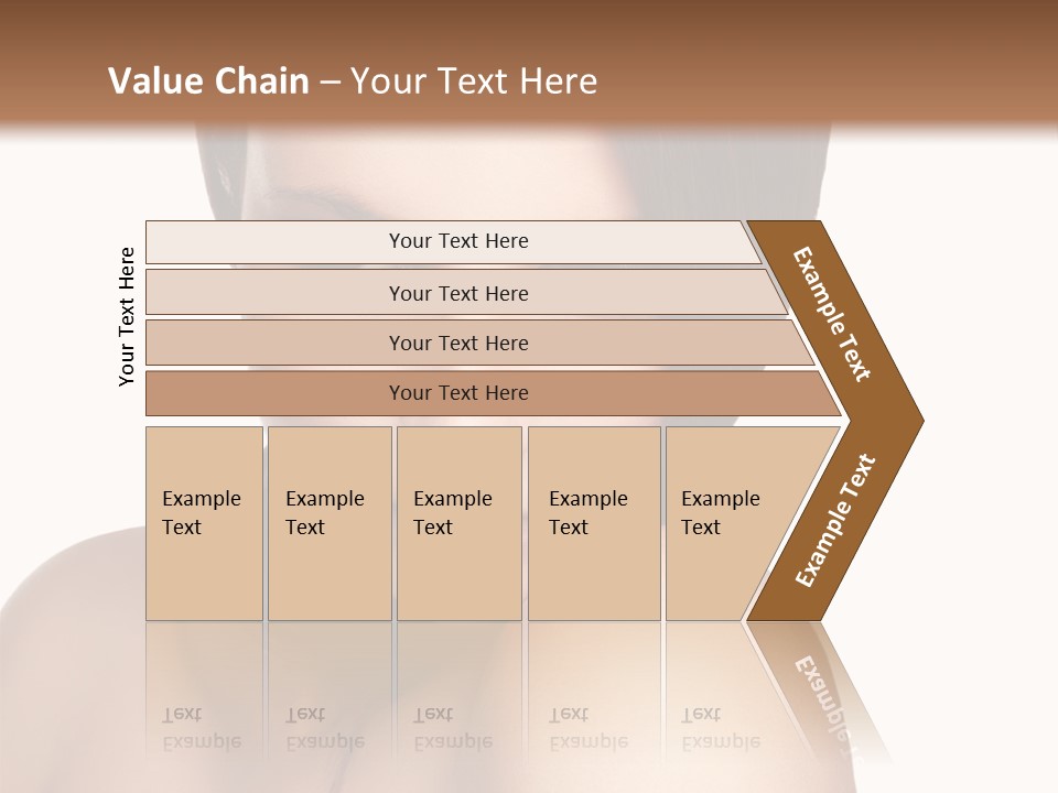 Beautiful Brown Head PowerPoint Template