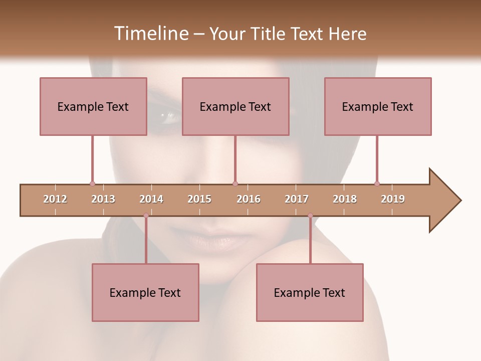 Beautiful Brown Head PowerPoint Template