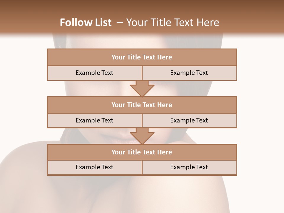 Beautiful Brown Head PowerPoint Template