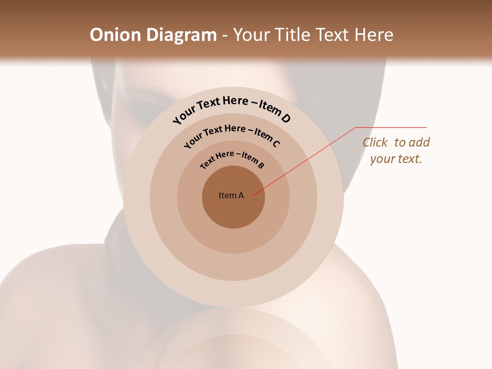 Beautiful Brown Head PowerPoint Template