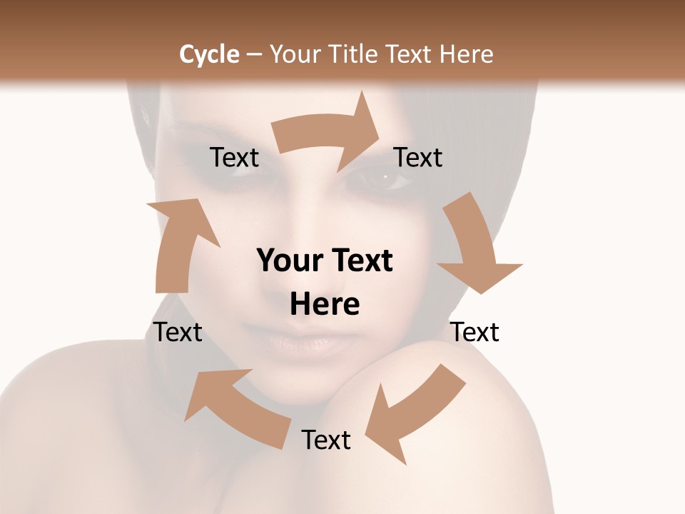 Beautiful Brown Head PowerPoint Template