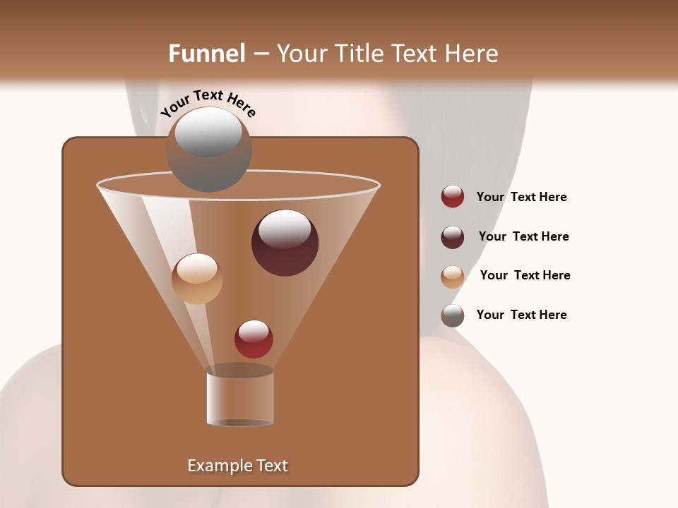 Beautiful Brown Head PowerPoint Template