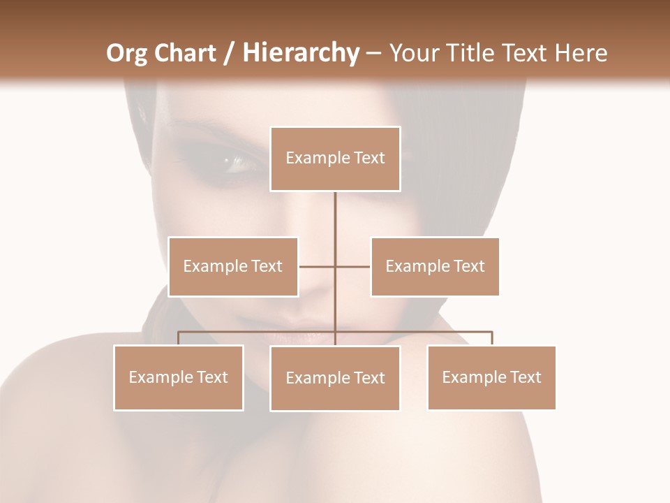 Beautiful Brown Head PowerPoint Template