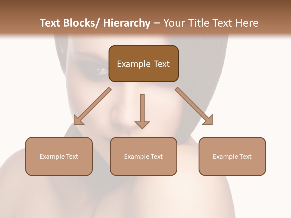 Beautiful Brown Head PowerPoint Template