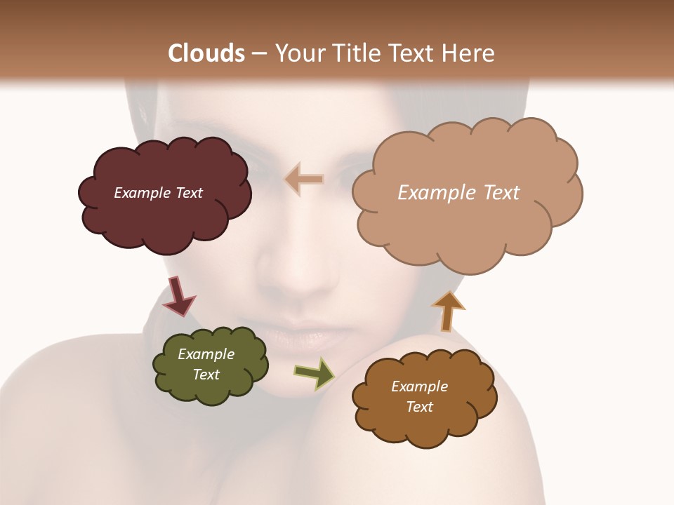 Beautiful Brown Head PowerPoint Template