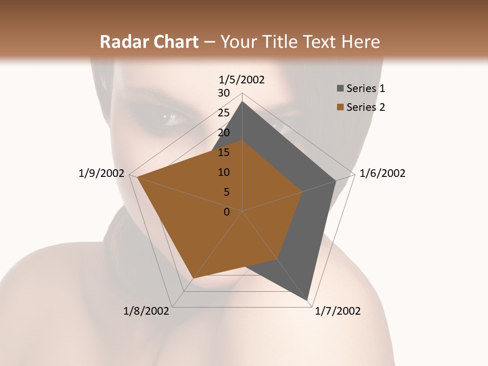 Beautiful Brown Head PowerPoint Template