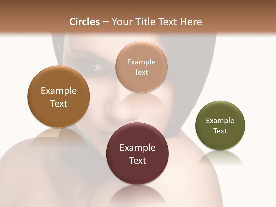 Beautiful Brown Head PowerPoint Template
