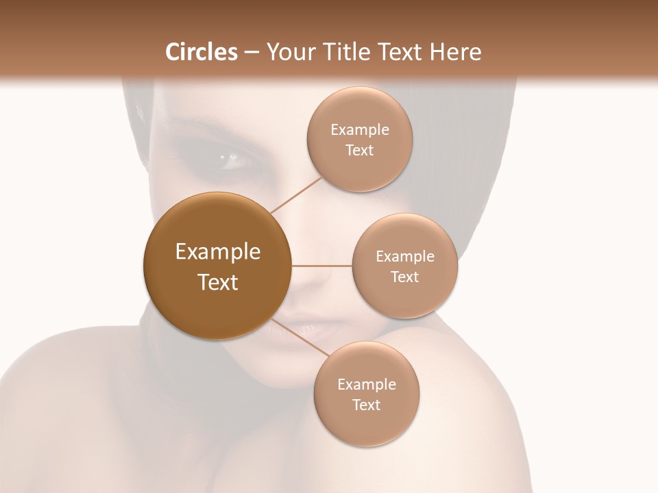 Beautiful Brown Head PowerPoint Template