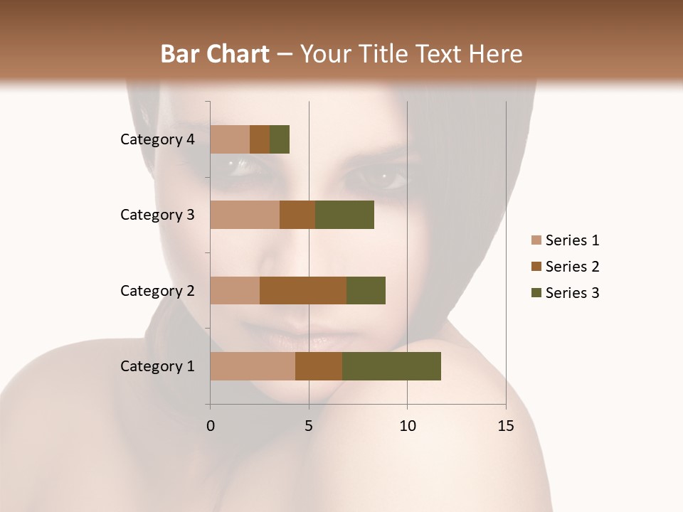 Beautiful Brown Head PowerPoint Template