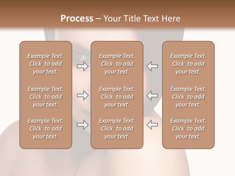 Beautiful Brown Head PowerPoint Template