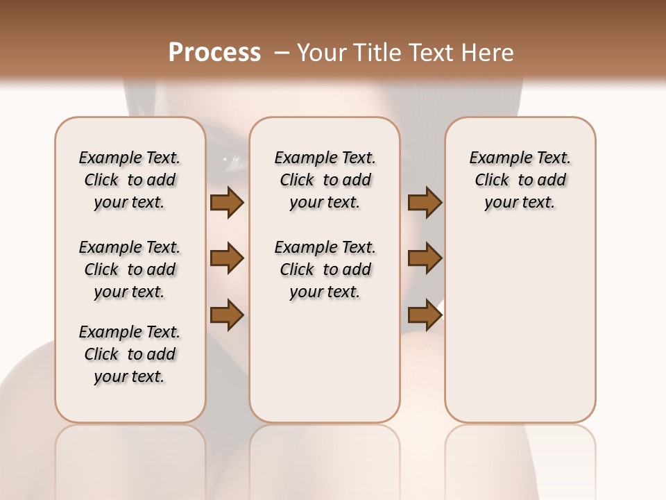 Beautiful Brown Head PowerPoint Template
