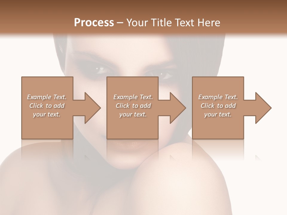 Beautiful Brown Head PowerPoint Template
