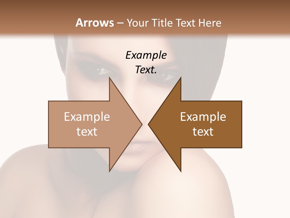 Beautiful Brown Head PowerPoint Template