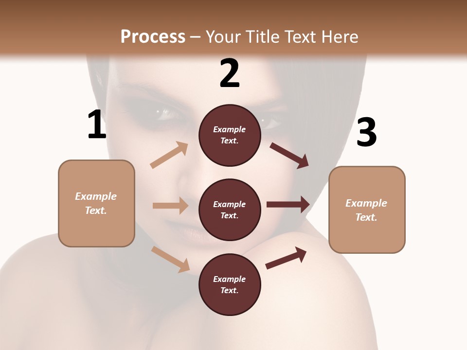 Beautiful Brown Head PowerPoint Template