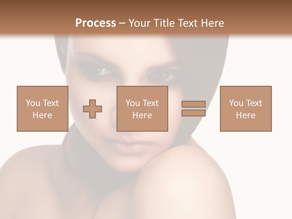 Beautiful Brown Head PowerPoint Template
