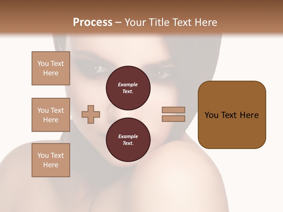 Beautiful Brown Head PowerPoint Template