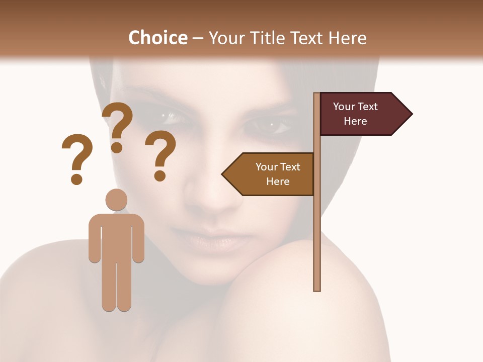 Beautiful Brown Head PowerPoint Template
